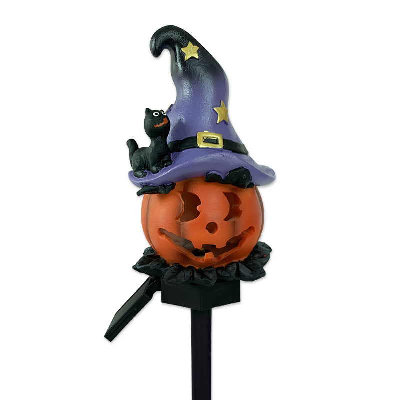 Solar Halloween Outdoor Pumpkin Lamp